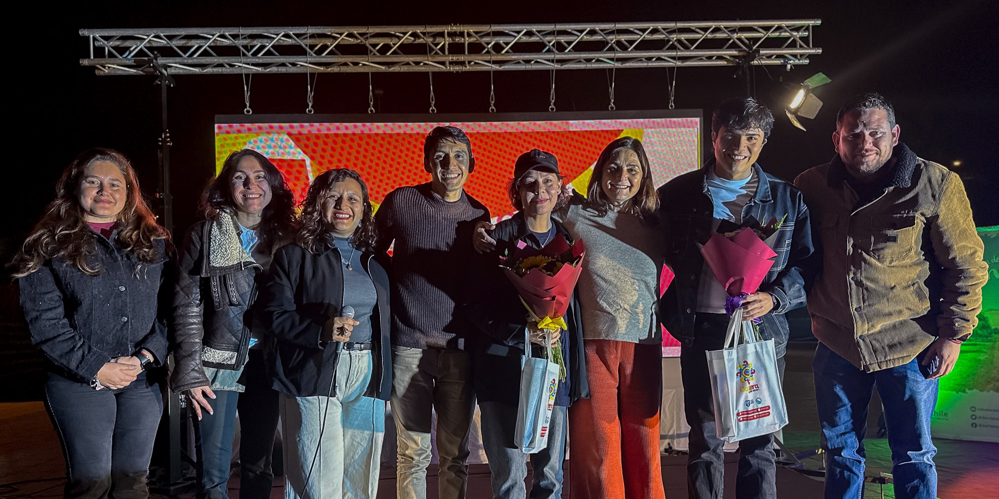 Emotiva noche de cine en Caldera con la exhibición de Cuerpo Celeste