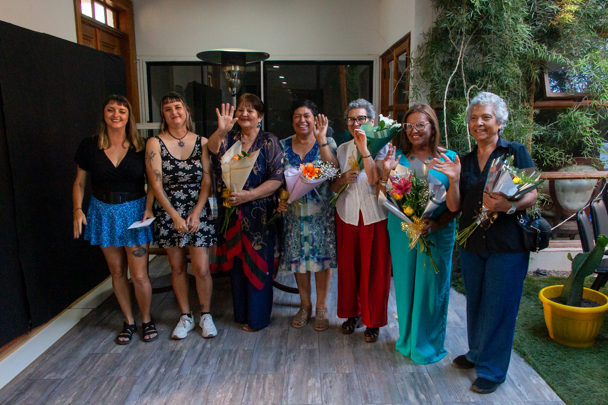 Gran inauguración de la videoinstalación “Enraizando” en Caldera